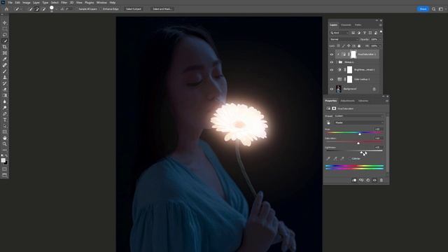 Glow Effect - Photoshop Tutorial || Glowing Effect in Adobe Photoshop
