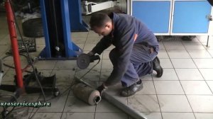 Удаление сажевого фильтра на  авто Mercedes Gelandewagen. Удаление сажевого фильтра в СПБ.в СПБ.