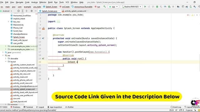 Splash Screen in Android Studio in Hindi | How to Use Splash Screen in Android Studio смотреть онлайн