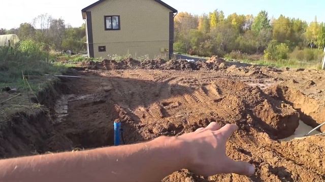 Монолитная плита на склоне... Как?