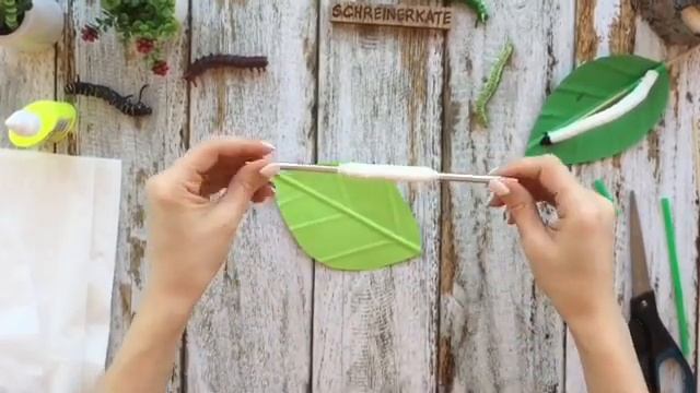 Как живая ? #гусеница#поделки#своими руками#мк# смотреть онлайн