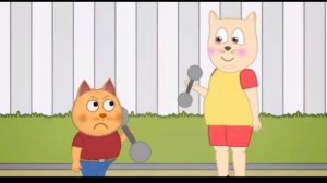 Мультик! Дети решили похудеть!???