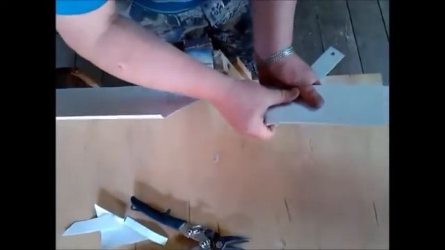 Как быстро сделать угол отлива цоколя