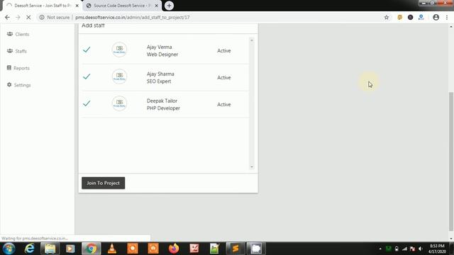project management system in codeigniter - php projects