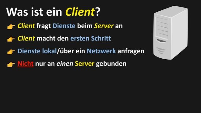 CLIENT-SERVER-MODELL (einfach erklärt) смотреть онлайн