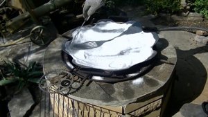 СКОВОРОДА ИЗ БОРОНЫ И САМАЯ ВКУСНАЯ ЖАРЕННАЯ КАРТОШКА  #