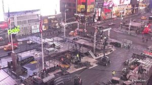 Official Times Square Stage Time-Lapse - New Year's Eve 2022