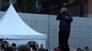 выступление битбоксера из Южной Кореи на 8-м биеннале во Владивостоке