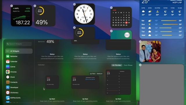 How to Add, Edit, & Customize Widgets in macOS 14 Sonoma on Mac смотреть онлайн
