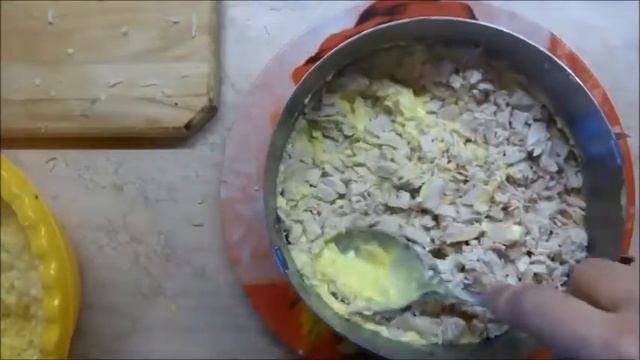 Салат КУРОЧКА РЯБА.