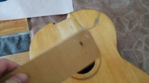 Ремонт семиструнной советской шиховской гитары, подготовка, часть 1