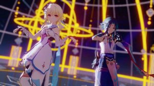 【Genshin Impact MMD】summer time![Xiao x Lumine]