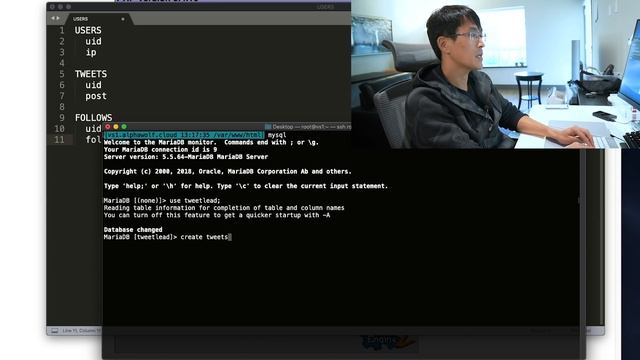 "Twitter Clone" Full-Stack Web Development project tutorial on LAMP (Linux, Apache, SQL, PHP)