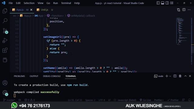 ? REACT JS FULL COURSE IN SINHALA | 11 HOURS | 2023 | AUK Learning Center