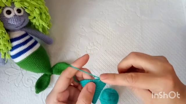 Водяной / Мастер-класс / Часть 1 #вязаныеигрушки #амигуруми #amigurumi #handmade