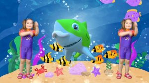 Танцевальная песенка для детей Акуленок | Baby Shark doo doo doo