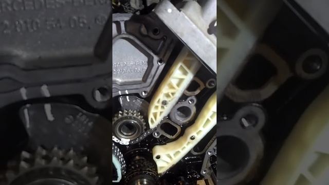 М272 Замена цепи,баланс вала и направляющих грм.Без снятия ГБЦ. смотреть онлайн