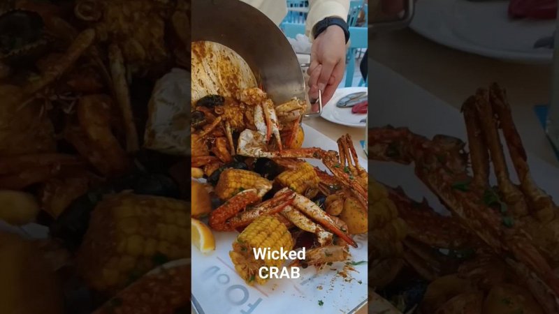 Restaurant "Wicked CRAB" #travel #отдых #путешествия #dubai #еда