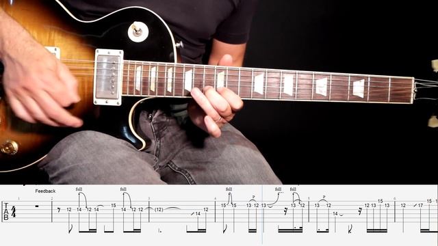 Guns n roses - Knocking' On Heaven's Door solo lesson with tabs смотреть онлайн