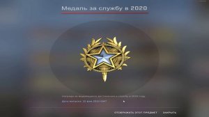 КАК ПОЛУЧИТЬ МЕДАЛЬ ЗА СЛУЖБУ 2021 В КС ГО | CS:GO SERVICE MEDAL