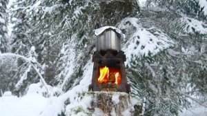 Роллы для розжига в качестве топлива в поход,поход в лес зимой.