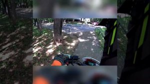 Уход на питбайке от полиции