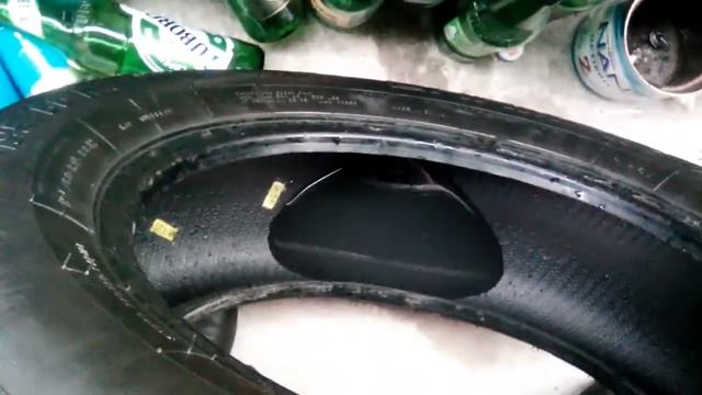 Как придать колесу достойный внешний вид? Черним резину своими руками. смотреть онлайн
