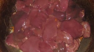 Печень с макаронами