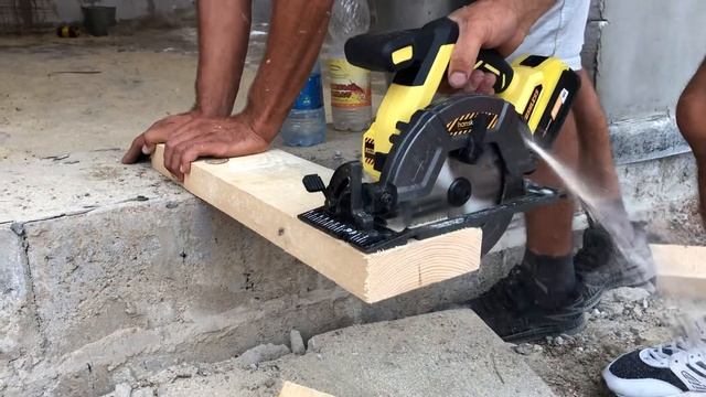 Аккумуляторная циркулярная пила hanskonner. смотреть онлайн