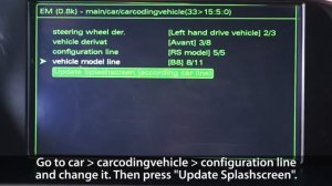 How to change splash screen Audi MMI 3G (A1 A4 A5 A6 A7 A8 Q3 Q5 Q7) welcome boot logo