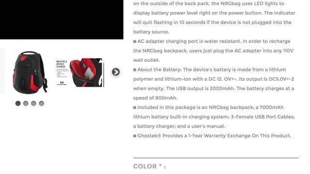 Ghostek NRG Bag Review - Battery Backpacks смотреть онлайн