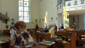 Воскресная служба в католическом храме. 1