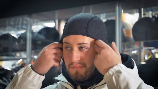 Балаклава теплая Premium Balaclava Pro черно-серый / бафф снуд для зимы подшлемник утепленный спорт смотреть онлайн