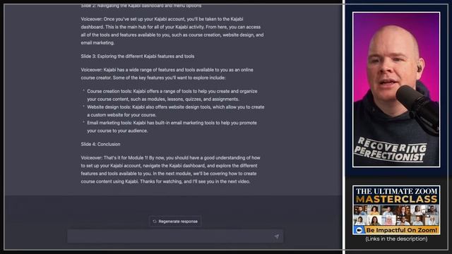 Using AI to Create and Launch your Online Course