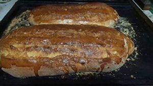 Белый ХЛЕБ в духовке! ДОМАШНИЙ хлеб! Быстрая выпечка хлеба!Выпекал 55 минут.