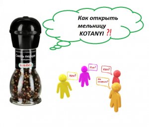 Как открыть мельницу kotanyi (без воды). How to open Kotanyi grinder.