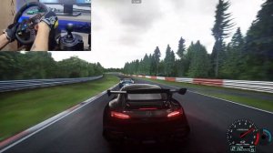 730 HP Mercedes GT Black series vs 860 HP ferrari 458 - Assetto corsa - Logitech g29 Gameplay (POV)