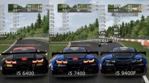 i5 6400 vs i5 7400 vs i5 9400F