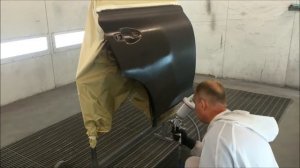 Покраска двери автомобиля. Painting Car Door