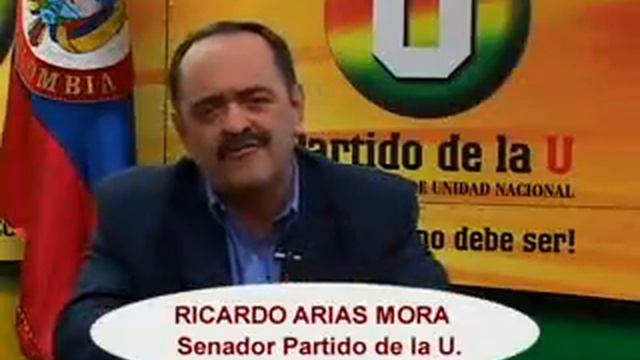 Intervención del Senador del Partido de la U, Ricardo Arias Mora.flv смотреть онлайн