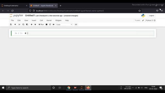 How to open and create new Jupyter Notebook in windows | Codersarts