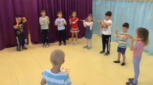 Отчётное занятие кружка по обучению игре на музыкальных инструментах, 4-5лет