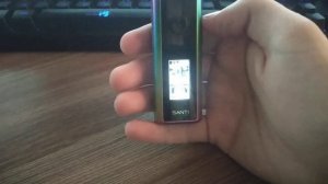Как поменять цвет интерфейса на SMOANT SANTI, и сбросить тяжки