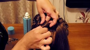 Праздничная (вечерняя, свадебная, на выпускной) прическа с буклями. Капралова Ольга