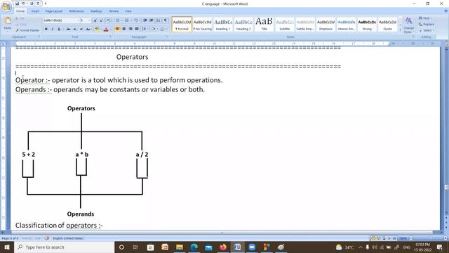 5. Sample programs on IO functions, Arithmetic Operators, Logical Operators, Relational operator