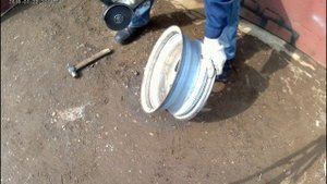 Мой, переделанный диск для ВЕЛО ЧОППЕРА. Получился, СУПЕР КРУТОЕ, красивое колесо. Remade the wheel