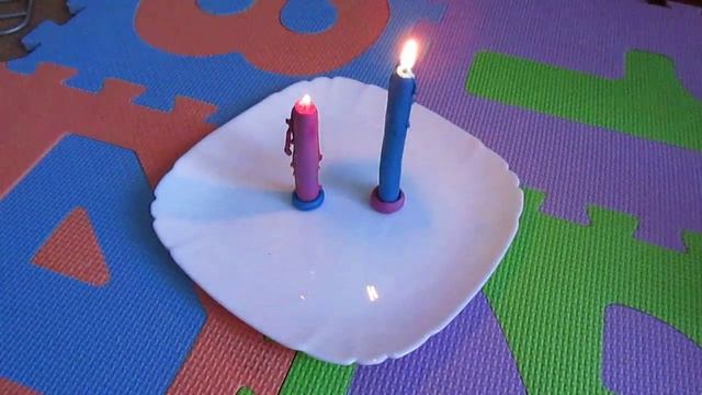 Лепим свечи сами. Как разнообразить досуг ребенка? смотреть онлайн