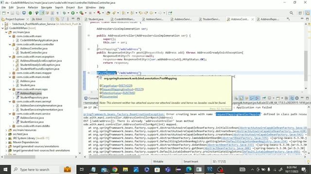How to solve this Error creating bean with name 'requestMappingHandlerMapping' #springboot #java смотреть онлайн