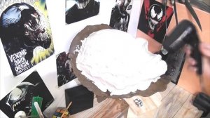 Как сделать шлем-маску нового Венома из фильма 2018 года\из бумаги и гипса (1 часть)