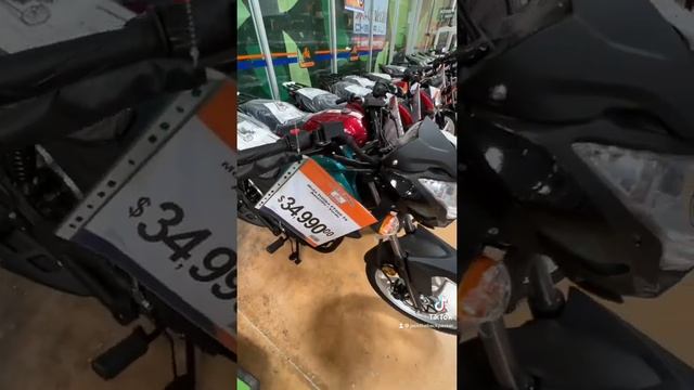 Motorcycle for sale in a supermarket in Mexico #Motorcycle #Supermarket #Mexico смотреть онлайн